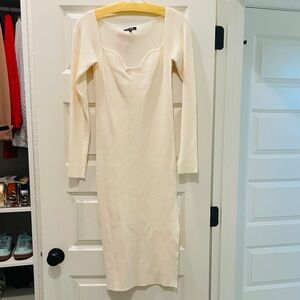 Papermoon Sweetheart Neck Sweater Dress